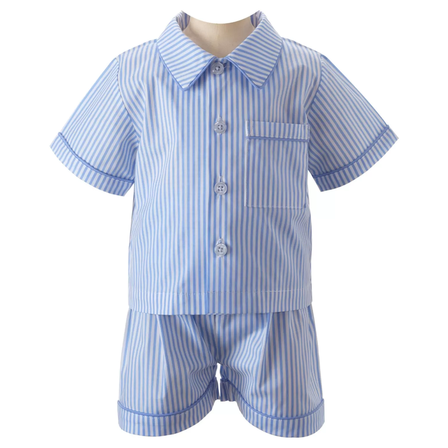 Rachel Riley Striped Ss Pyjamas | Baby Boy Pyjamas