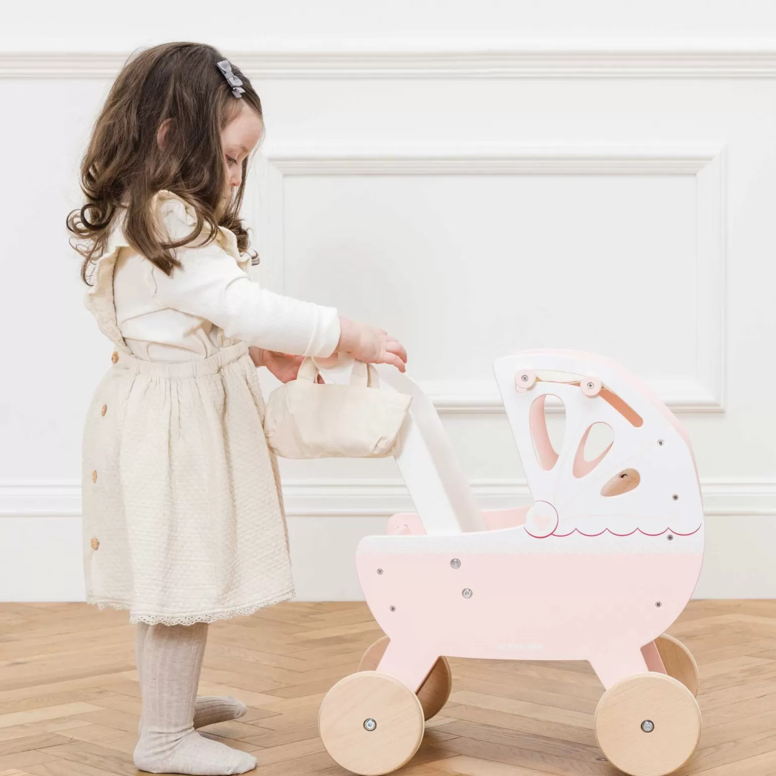 Rachel Riley Sweet Dreams Doll Pram | Doll Houses & Pretend Play