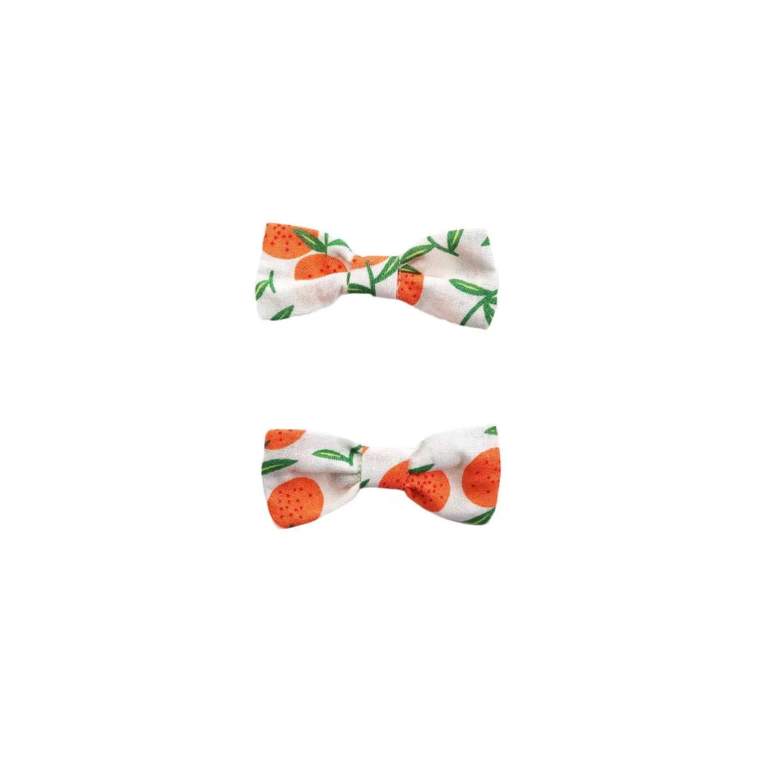 Rachel Riley Tangerine Two-Piece Hairclips | Girl Hair Accessories