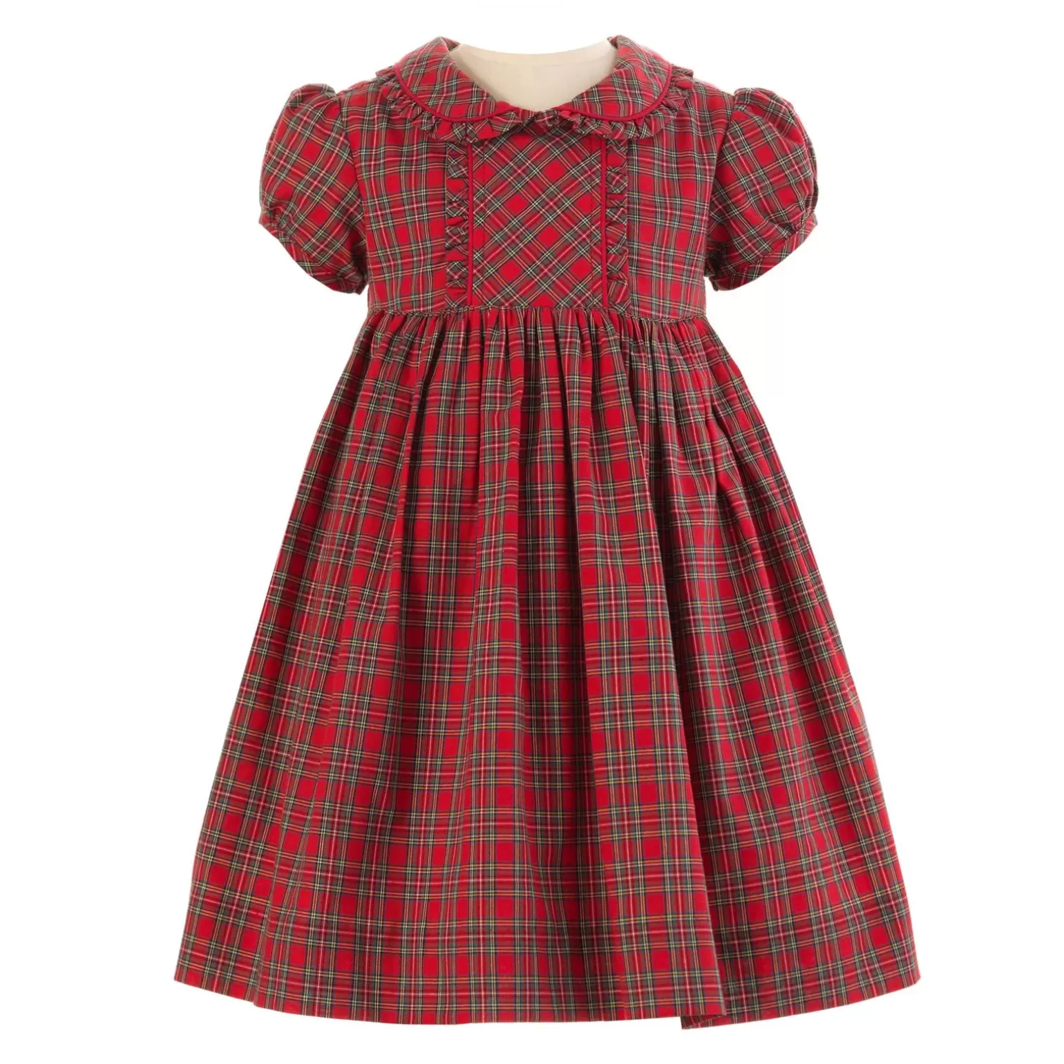 Rachel Riley Tartan Frill Dress & Bloomers | Baby Girl Dresses