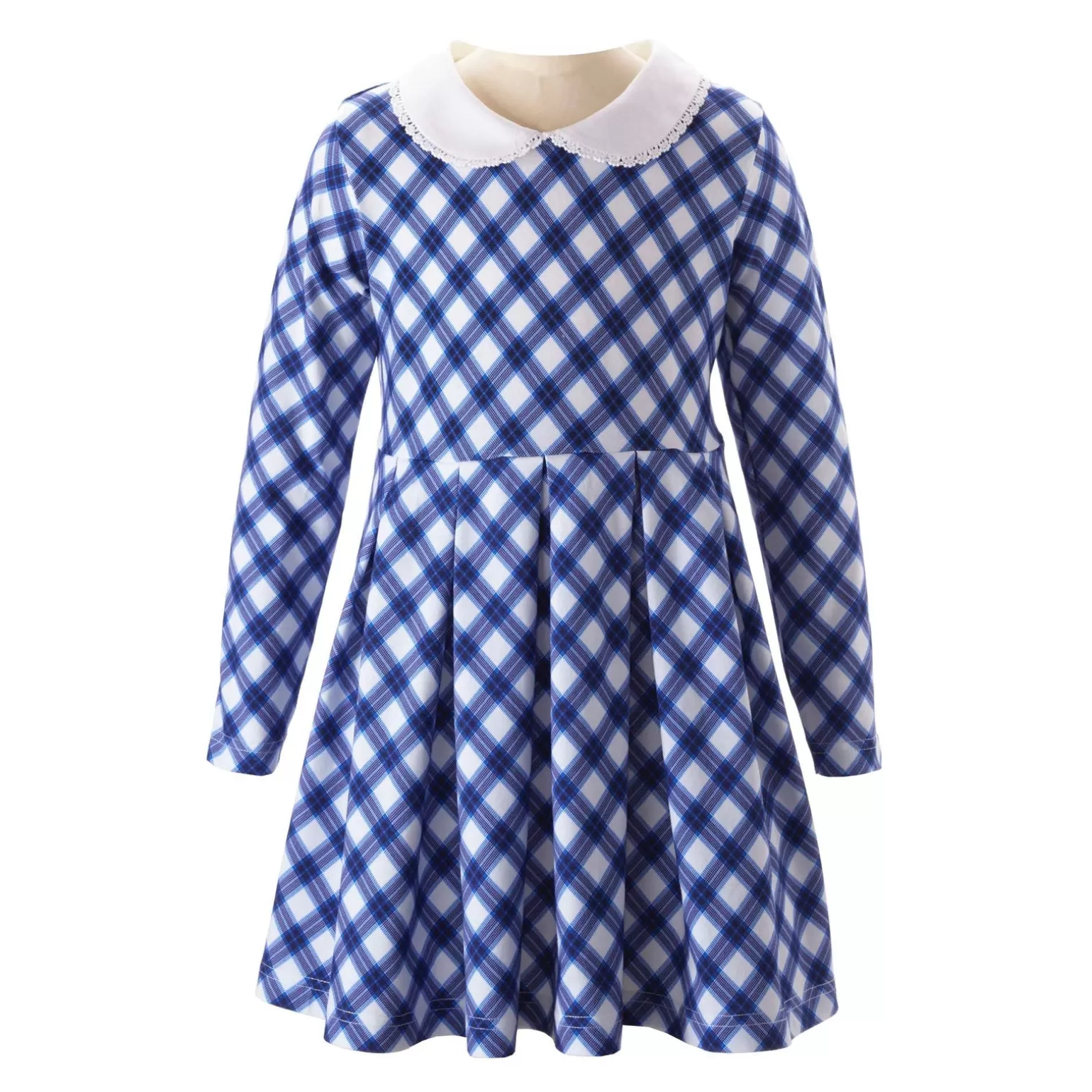 Rachel Riley Tartan Jersey Dress | Girl Dresses