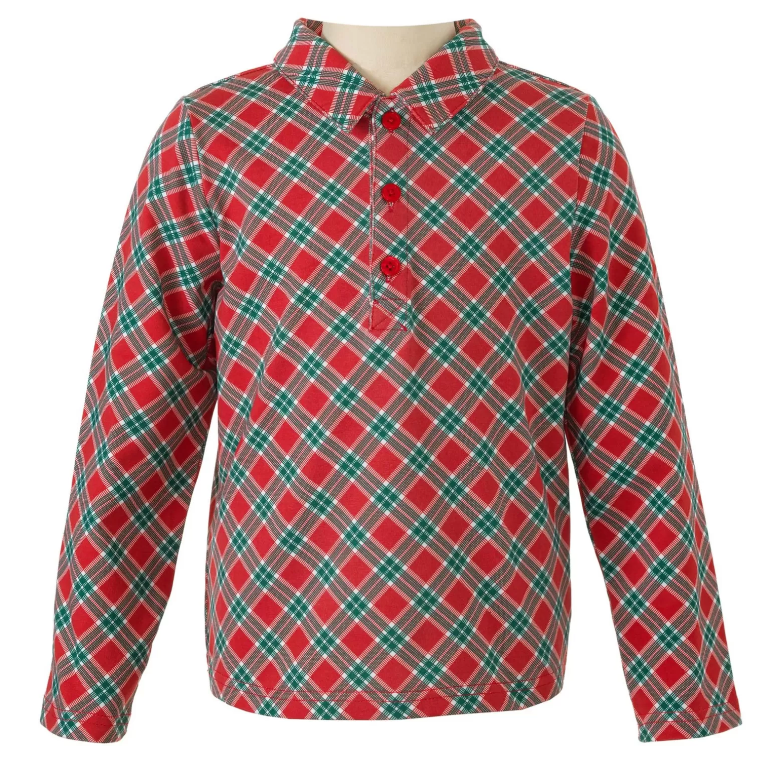 Rachel Riley Tartan Polo Shirt | Boy Shirts & Tops
