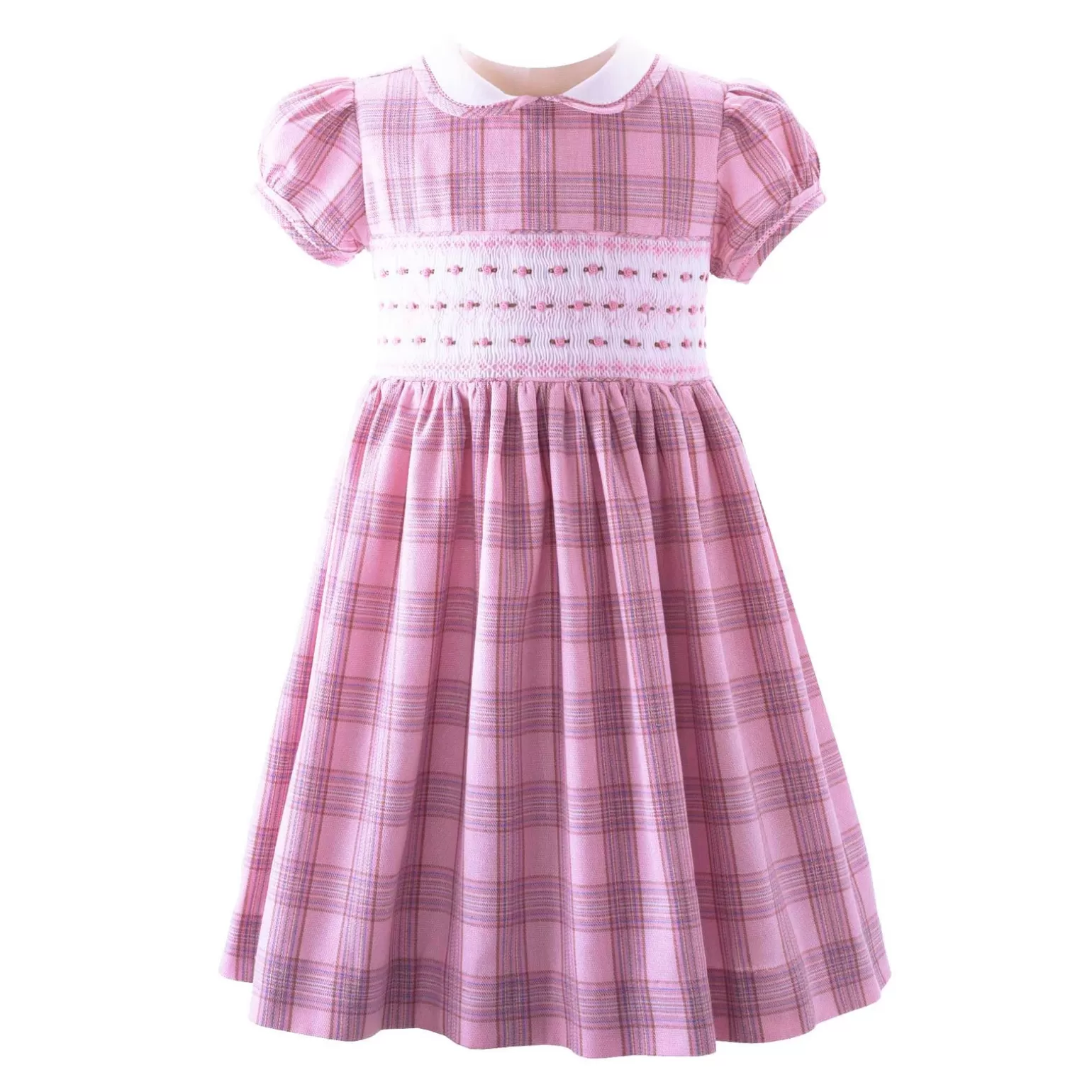Rachel Riley Tartan Smocked Dress | Girl Dresses