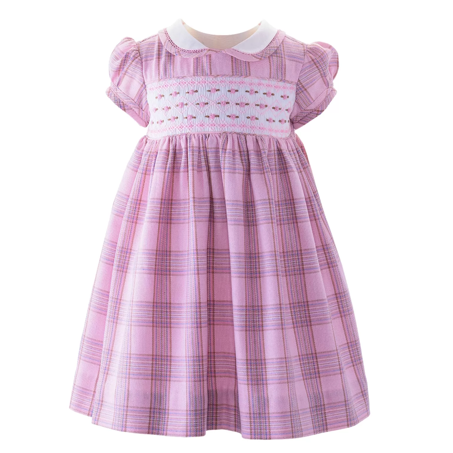Rachel Riley Tartan Smocked Dress And Bloomers | Baby Girl Dresses