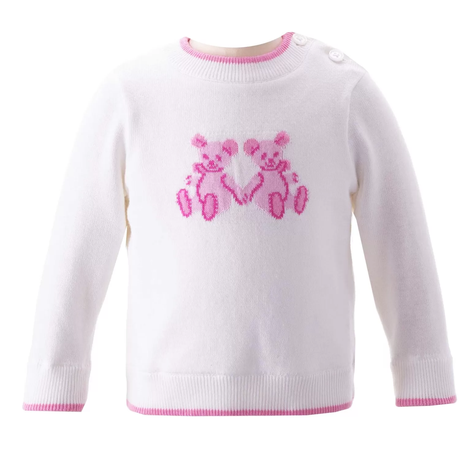 Rachel Riley Teddy Sweater | Baby Girl Sets & Outfits