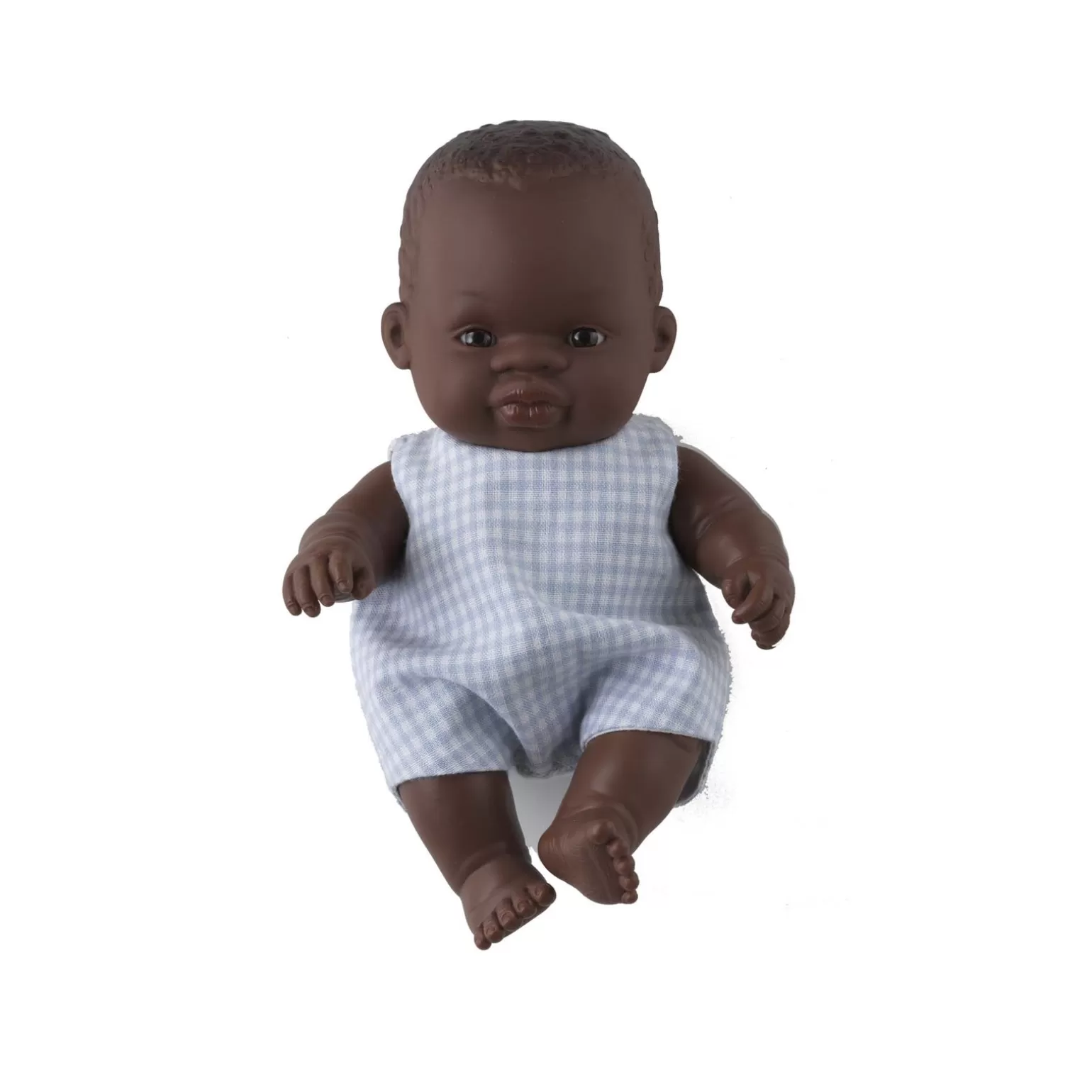 Rachel Riley Toto' Baby Boy Doll & Check Romper | Multicultural Dolls