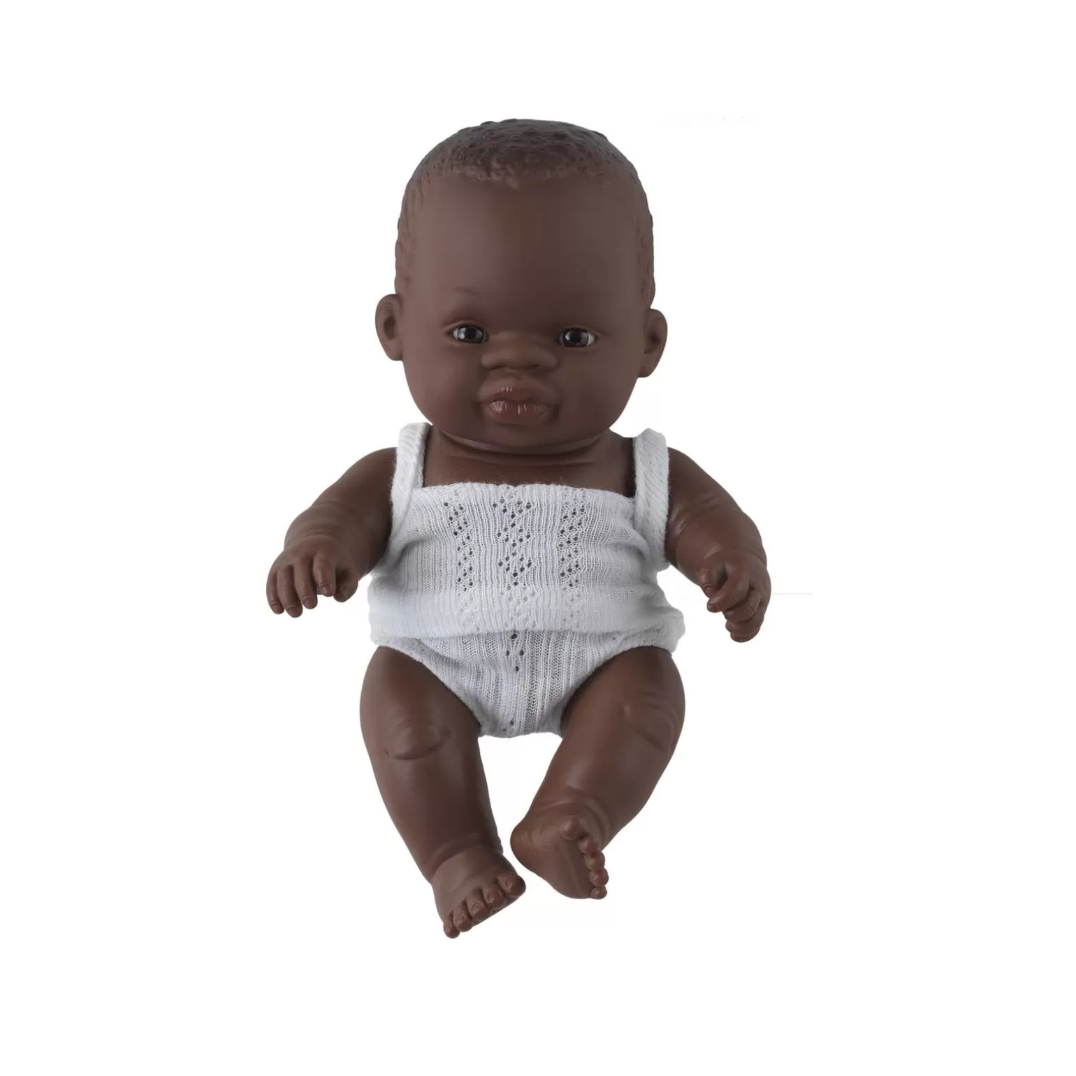 Rachel Riley Toto' Baby Boy Doll & Check Romper | Multicultural Dolls