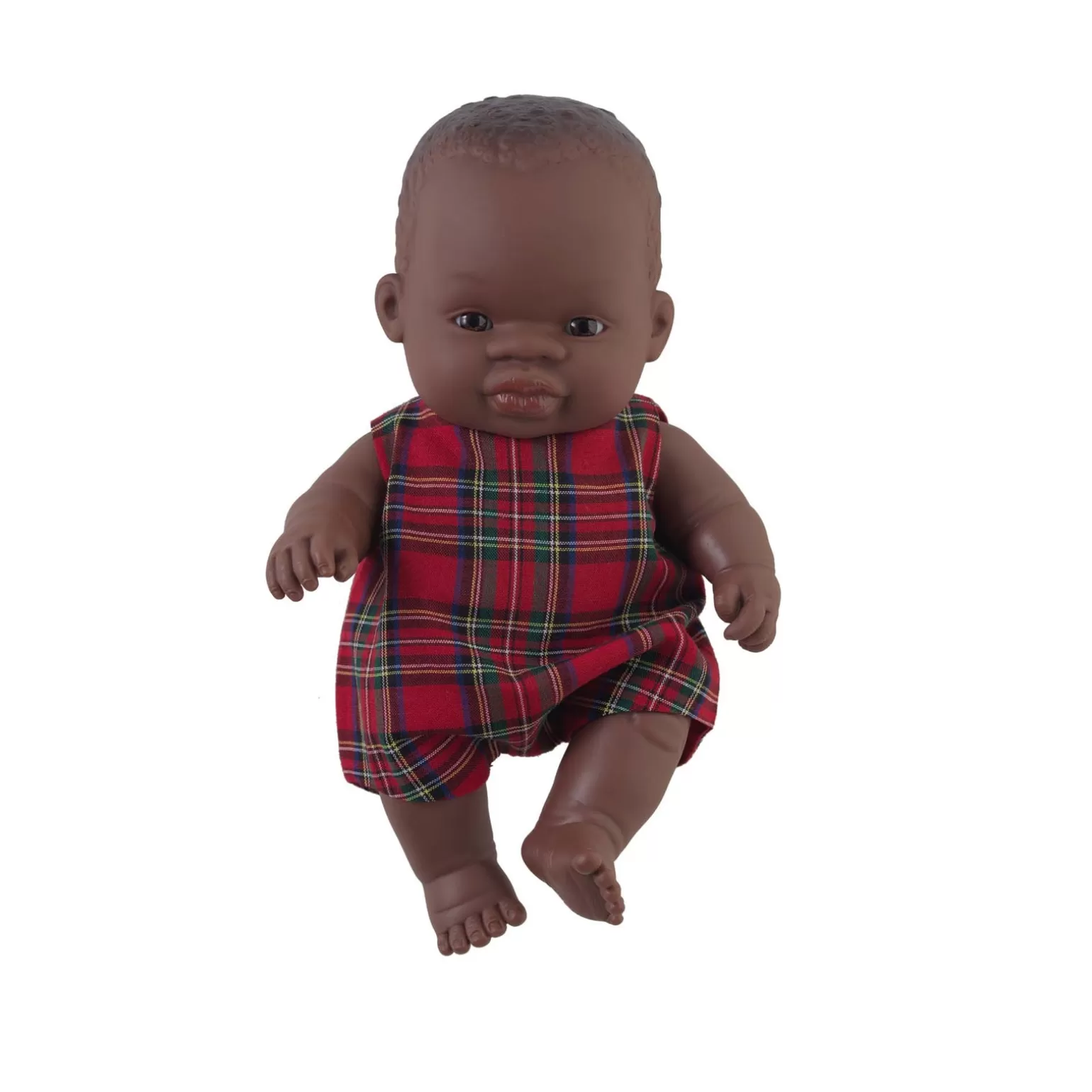 Rachel Riley Toto' Baby Boy Doll & Tartan Romper | Multicultural Dolls