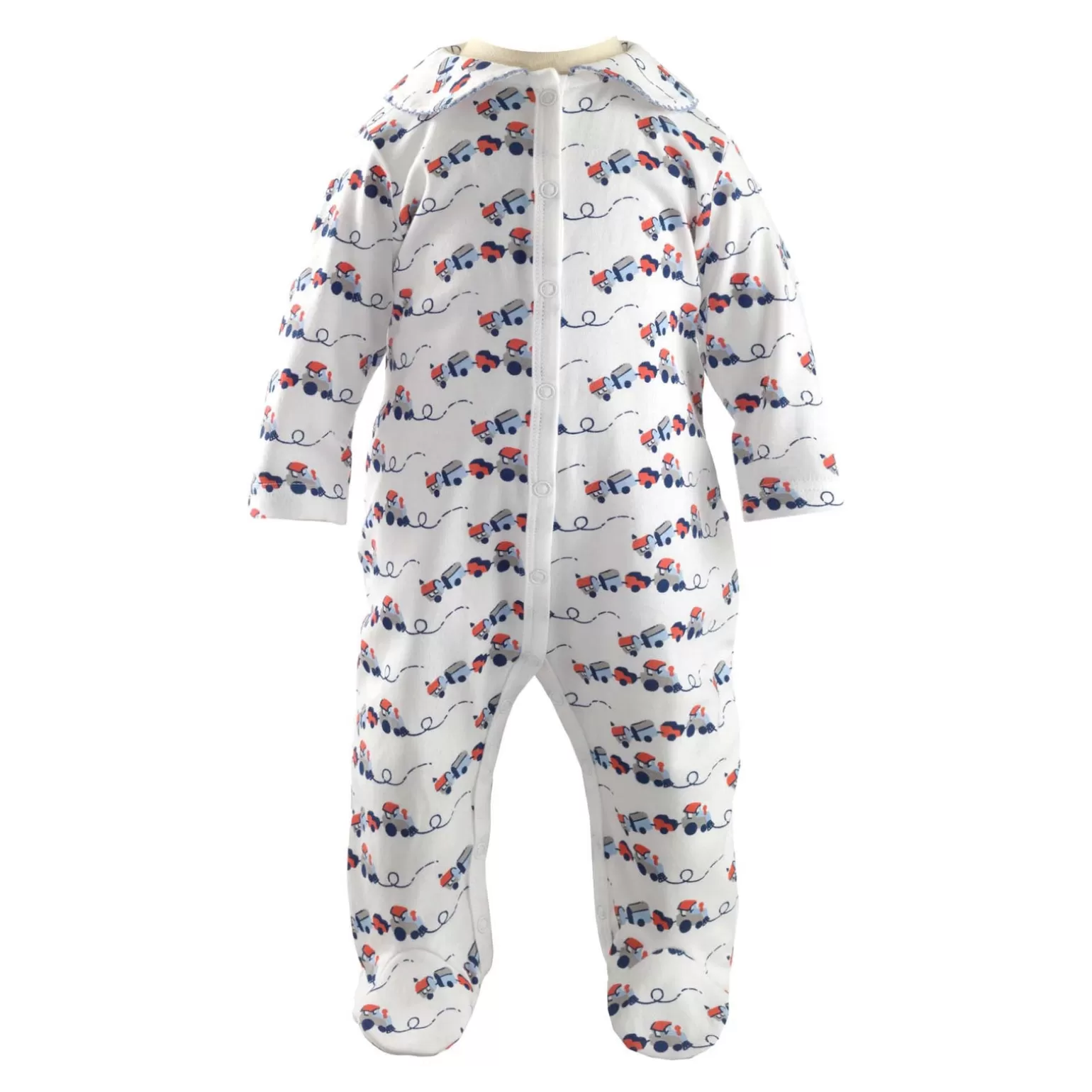 Rachel Riley Toy Train Babygro | Baby Boy Babygros & Babysuits