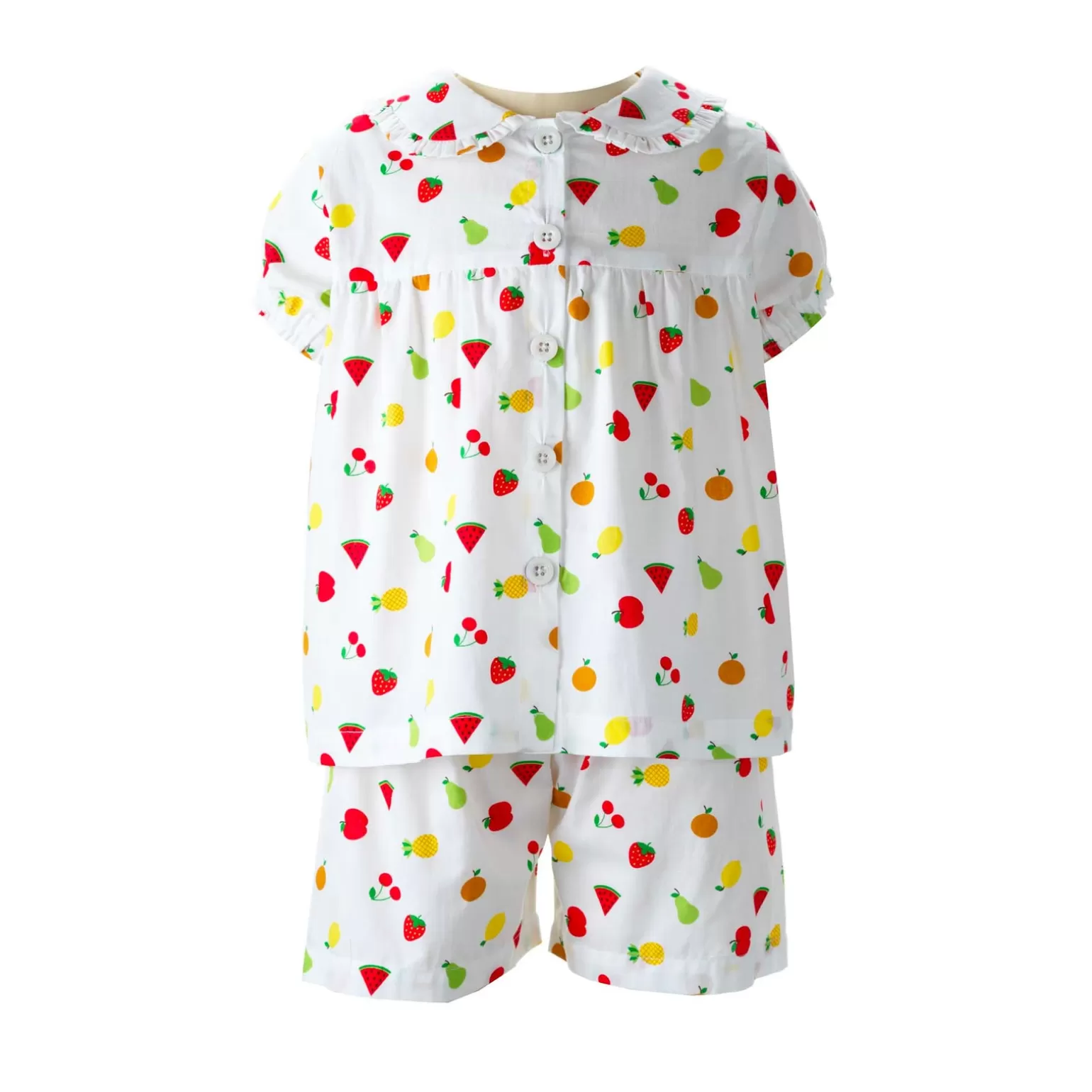 Rachel Riley Tropical Babydoll Short Pyjamas | Girl Pyjamas & Nightdresses