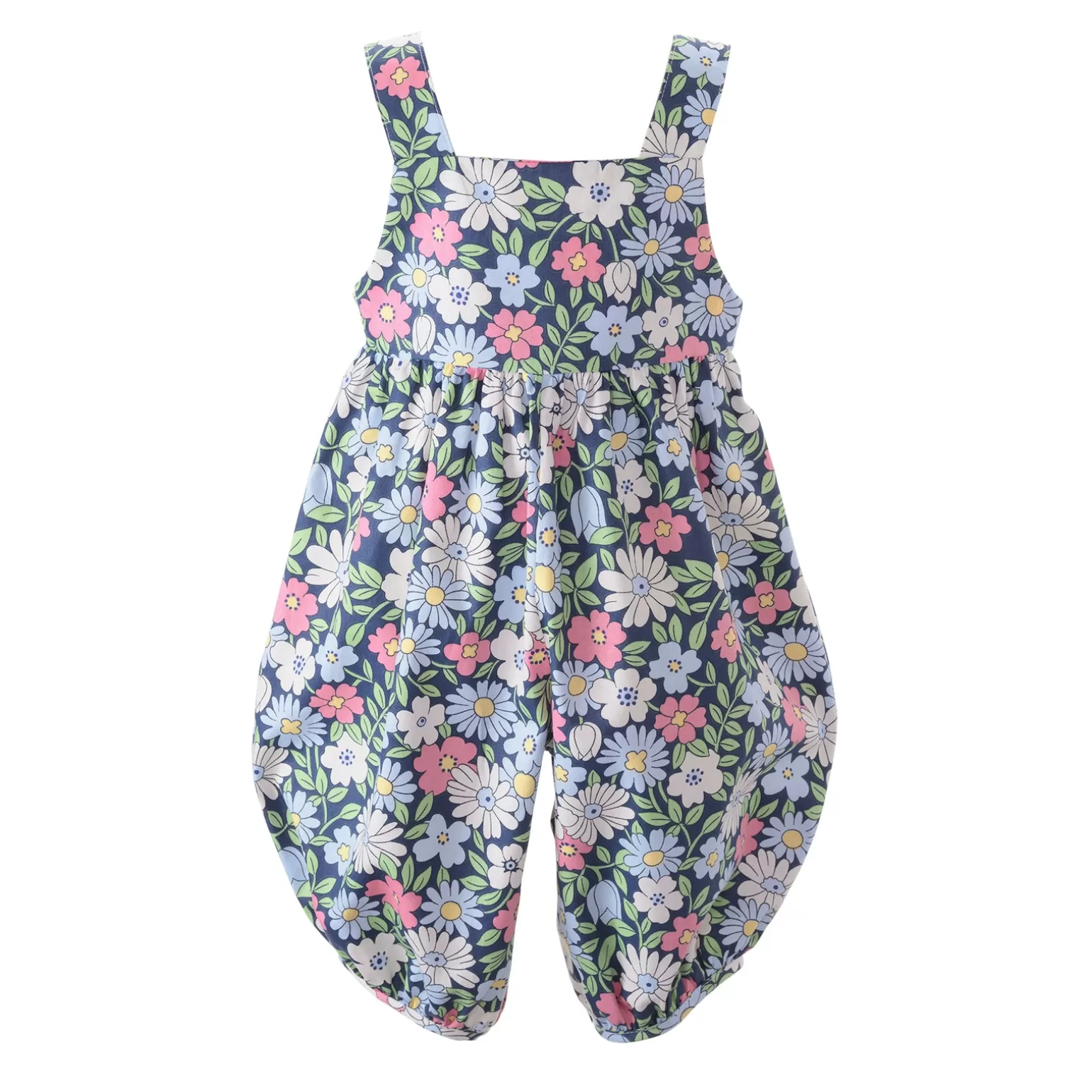 Rachel Riley Tulip Floral Dungarees | Baby Girl Dungarees