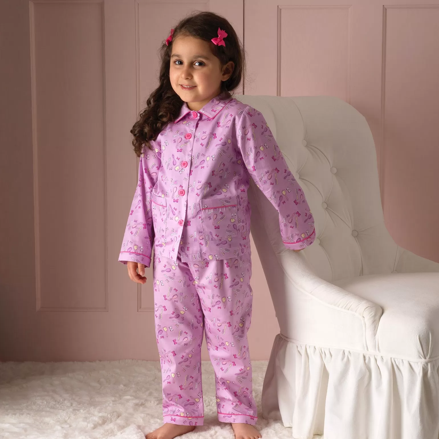 Rachel Riley Vanity Play Classic Pyjamas | Girl Pyjamas & Nightdresses