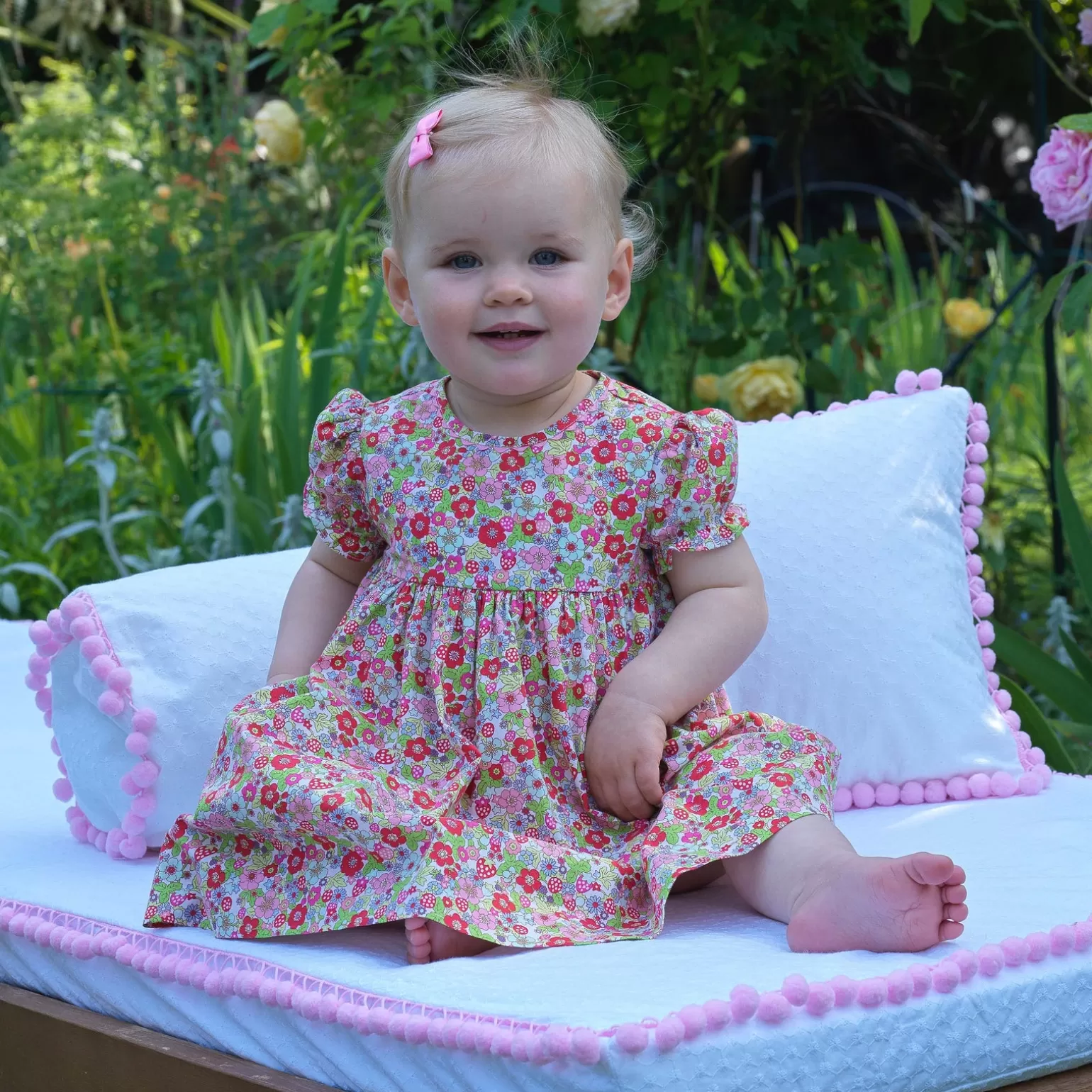 Rachel Riley Wild Strawberry Dress | Baby Girl Dresses