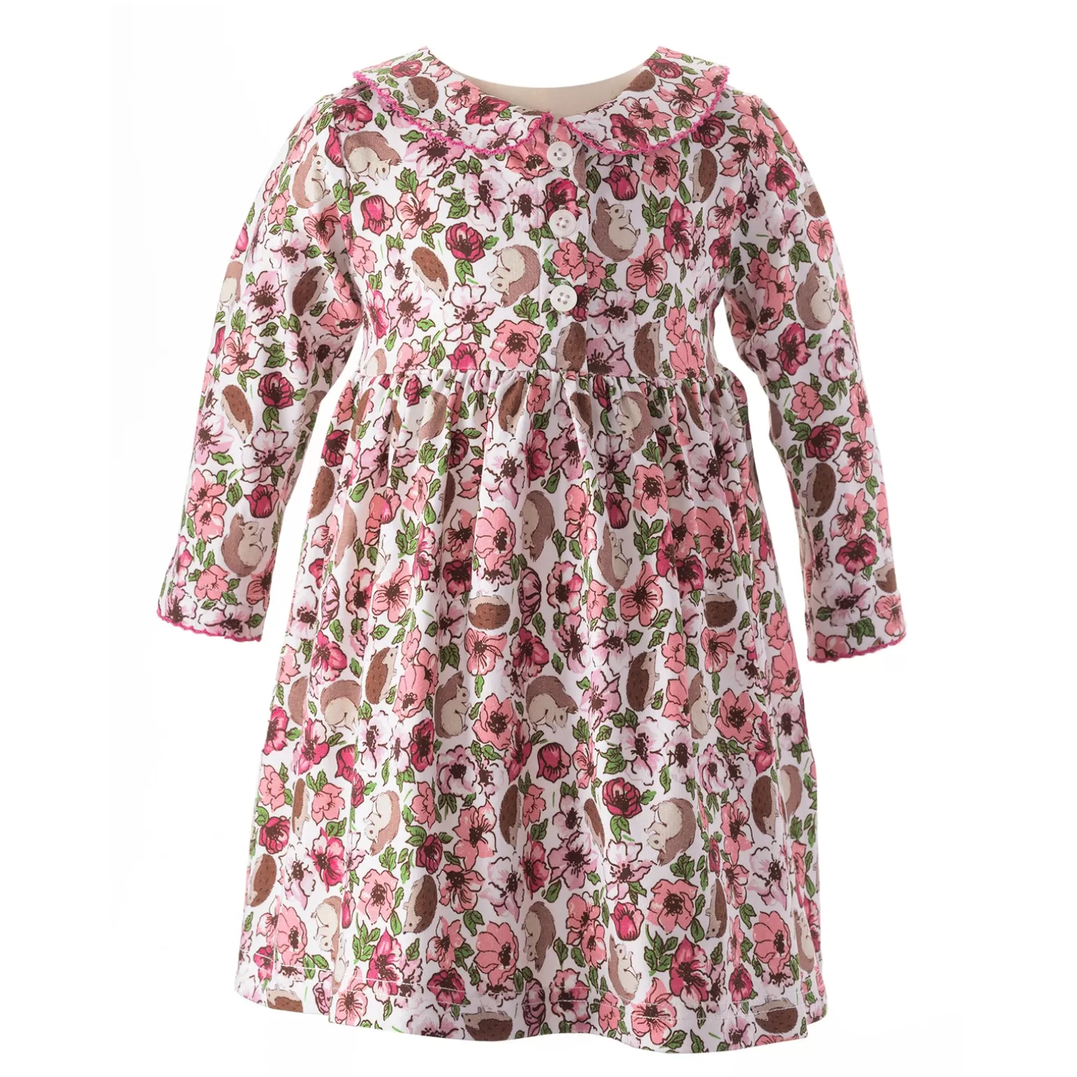 Rachel Riley Woodland Floral Jersey Dress | Baby Girl Dresses