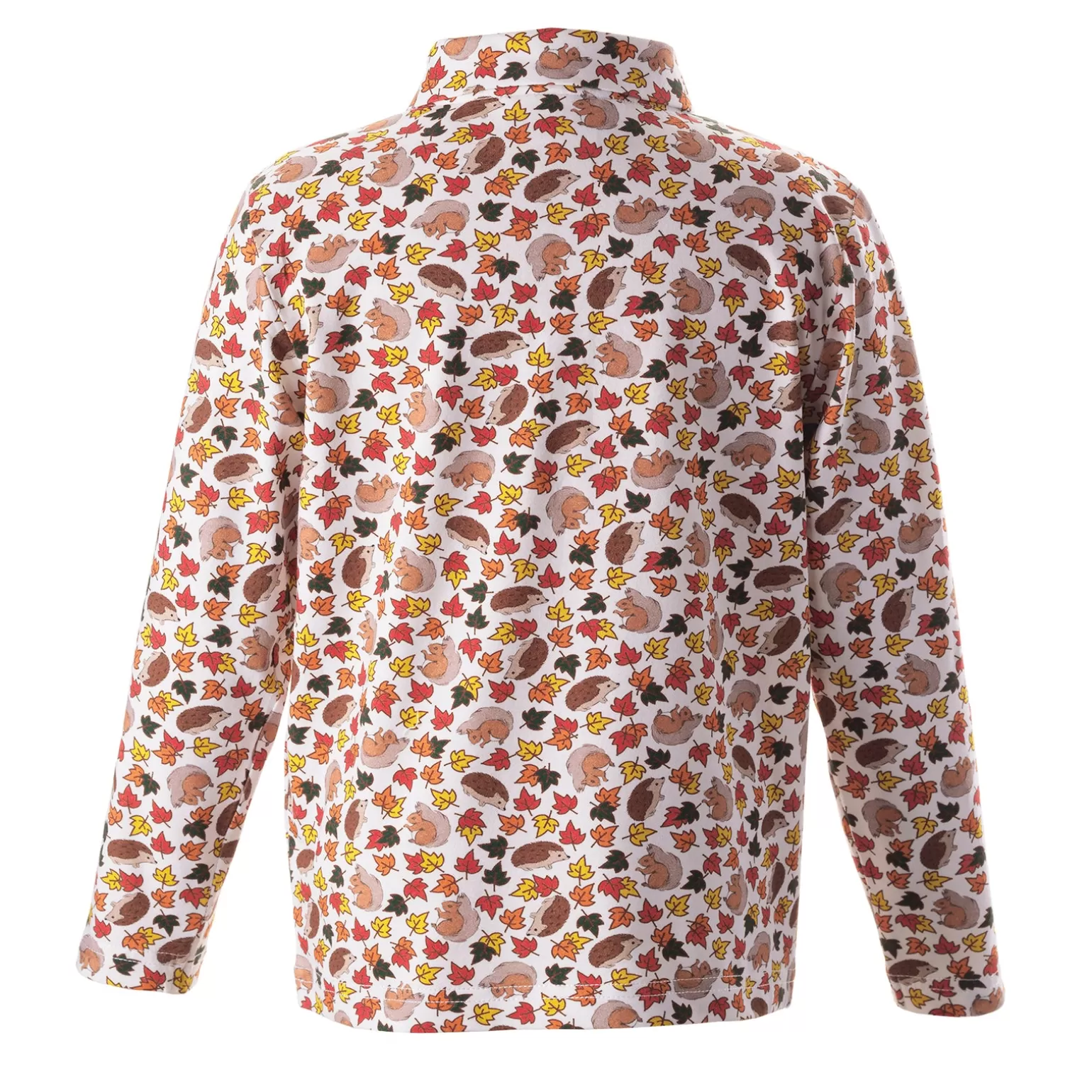 Rachel Riley Woodland Leaf Polo Shirt | Boy Shirts & Tops